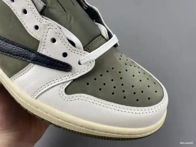 Rep TBkick LOW OLIVE SCOTT OG TRAVIS AIR MEDIUM 1 DM7866-200 X JORDAN 0512